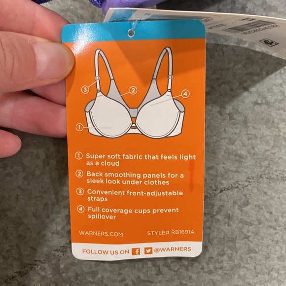 NWT super soft purple bra - Picture 4 of 4